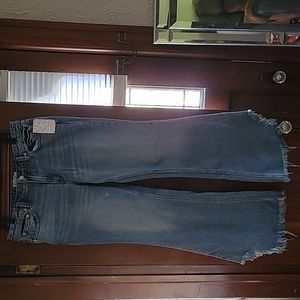 Womens Free people frayed  jeans size 30